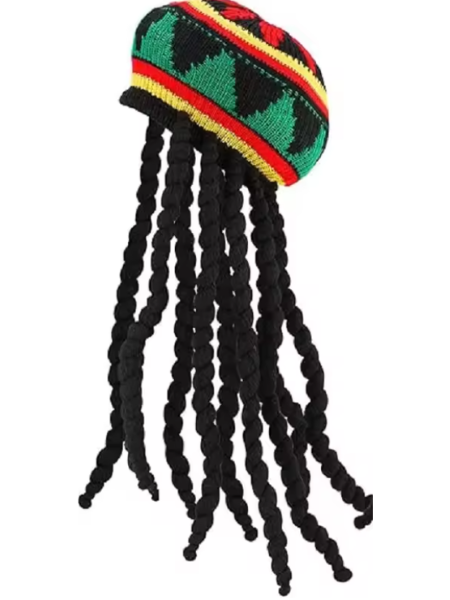 Rasta Beanie with Dreads
