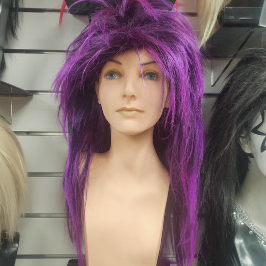 Spikey Vamp Purple wig
