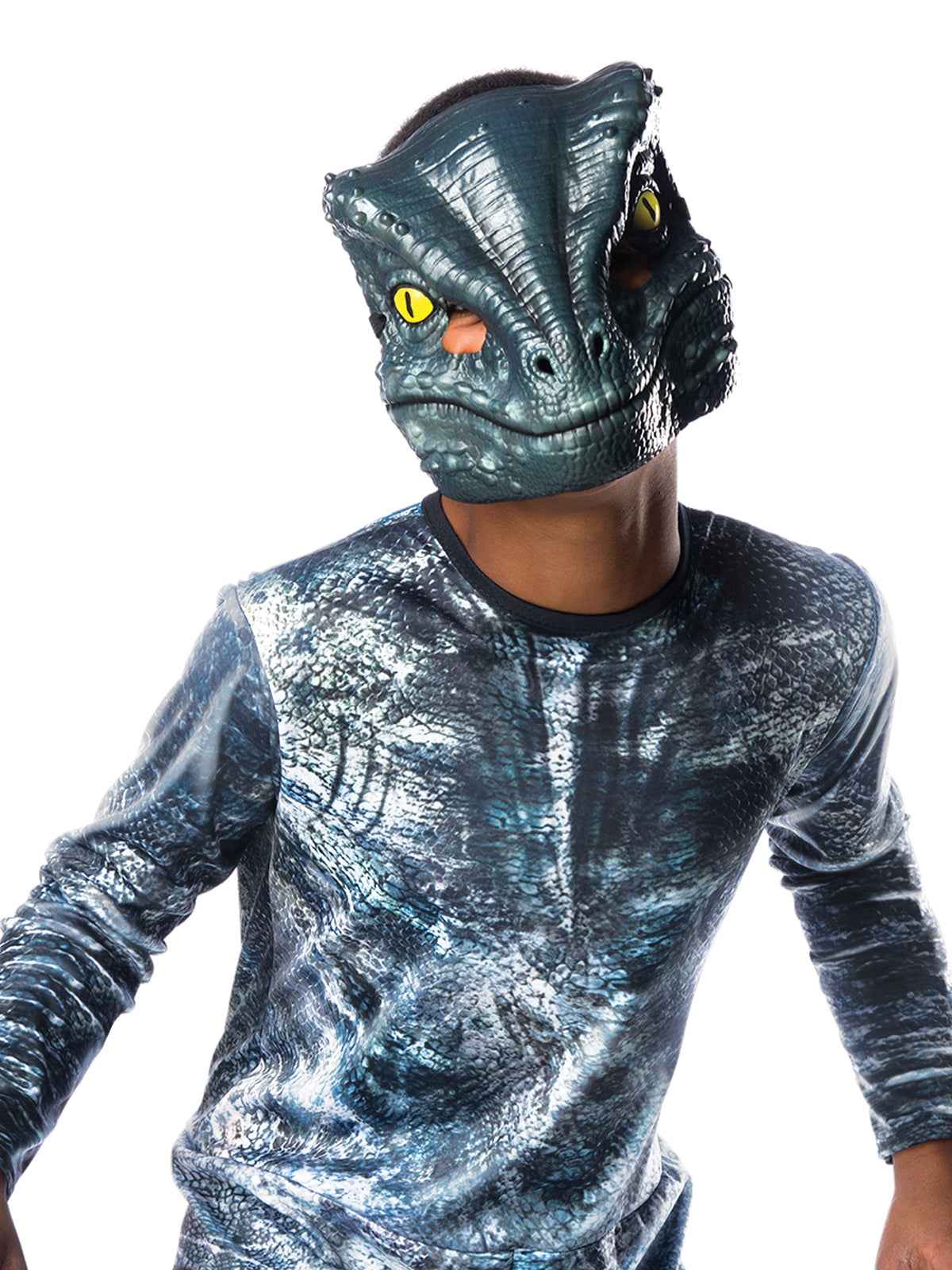 Velociraptor Blue delxue child costume Jurassic Park