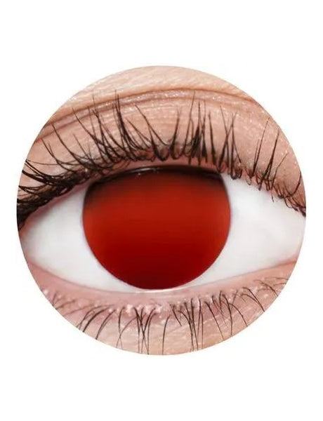 Blind Red Contact Lenses
