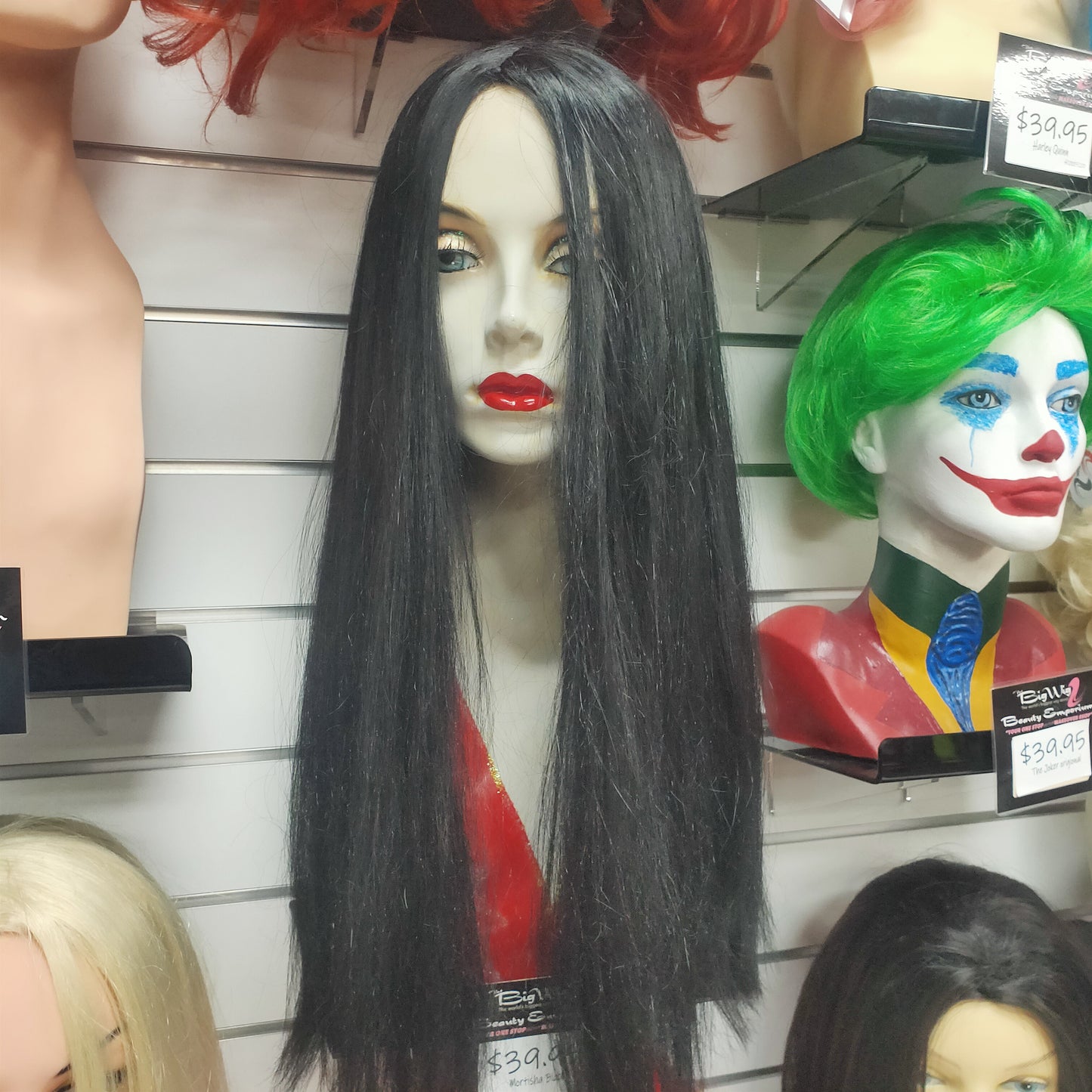 Morticia Witch Long Party Wig