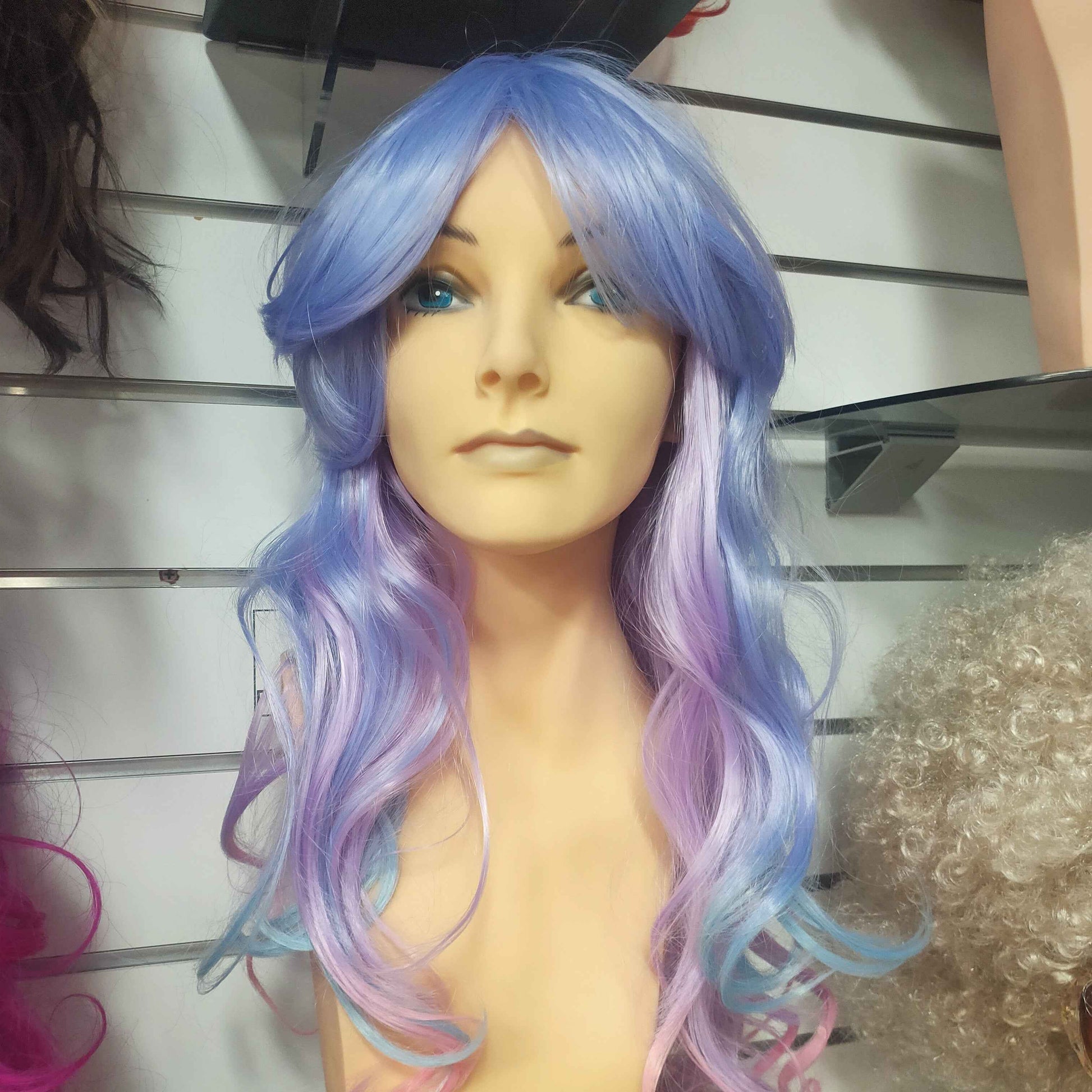 Curable fibre unicorn pastel wig