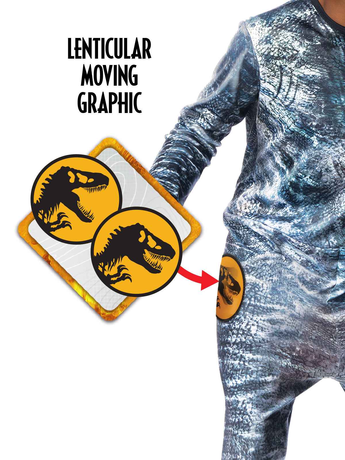 Velociraptor Blue delxue child costume Jurassic Park
