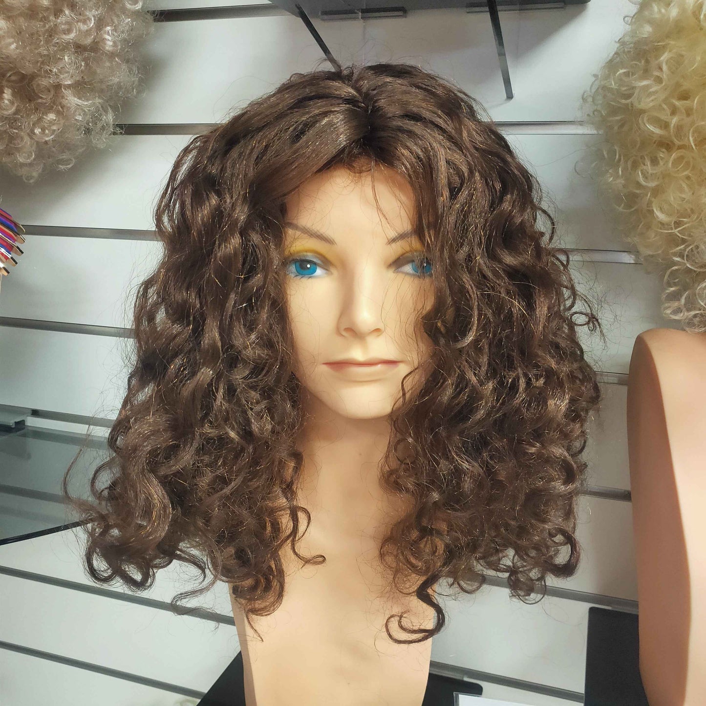 Disco brown wig