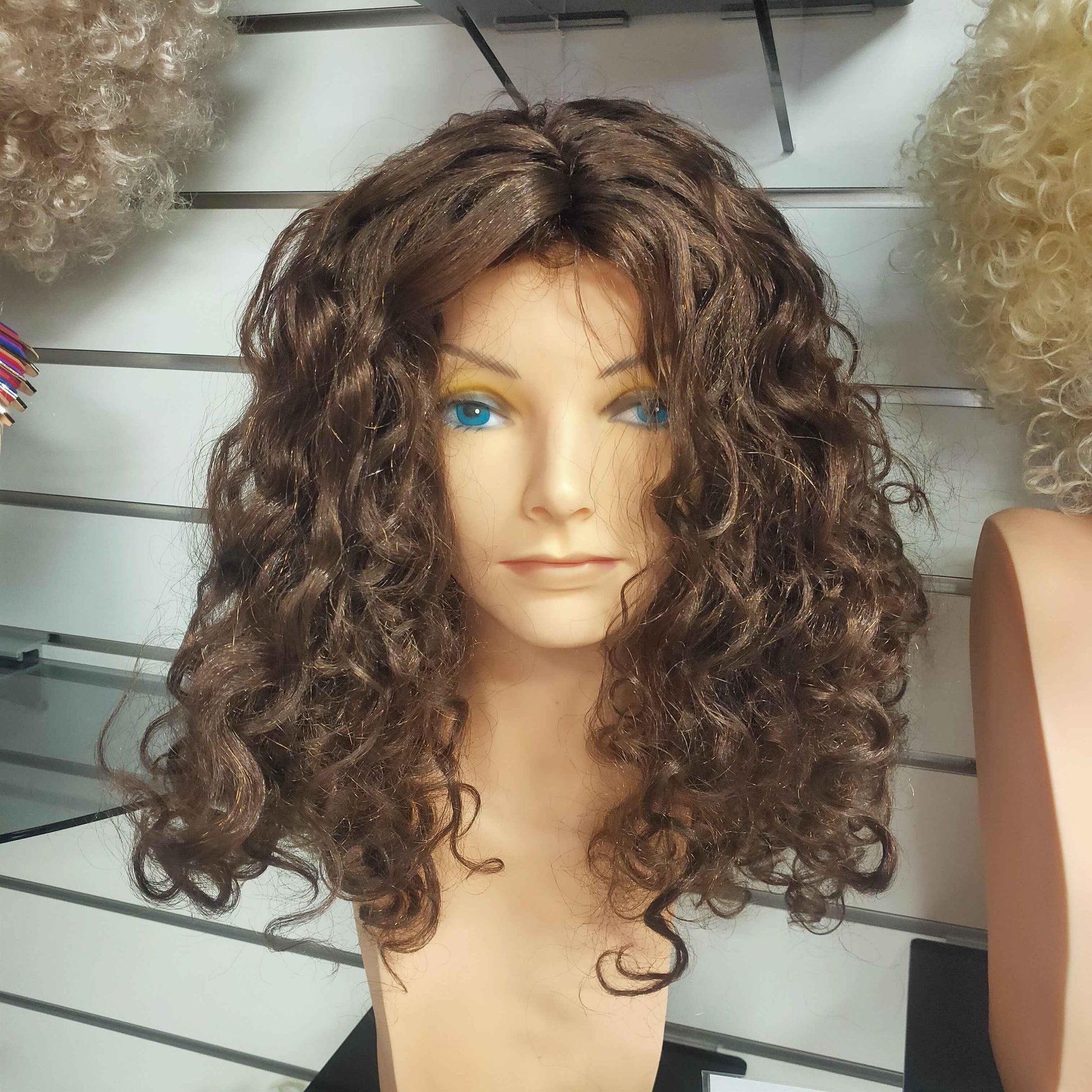 Disco brown wig