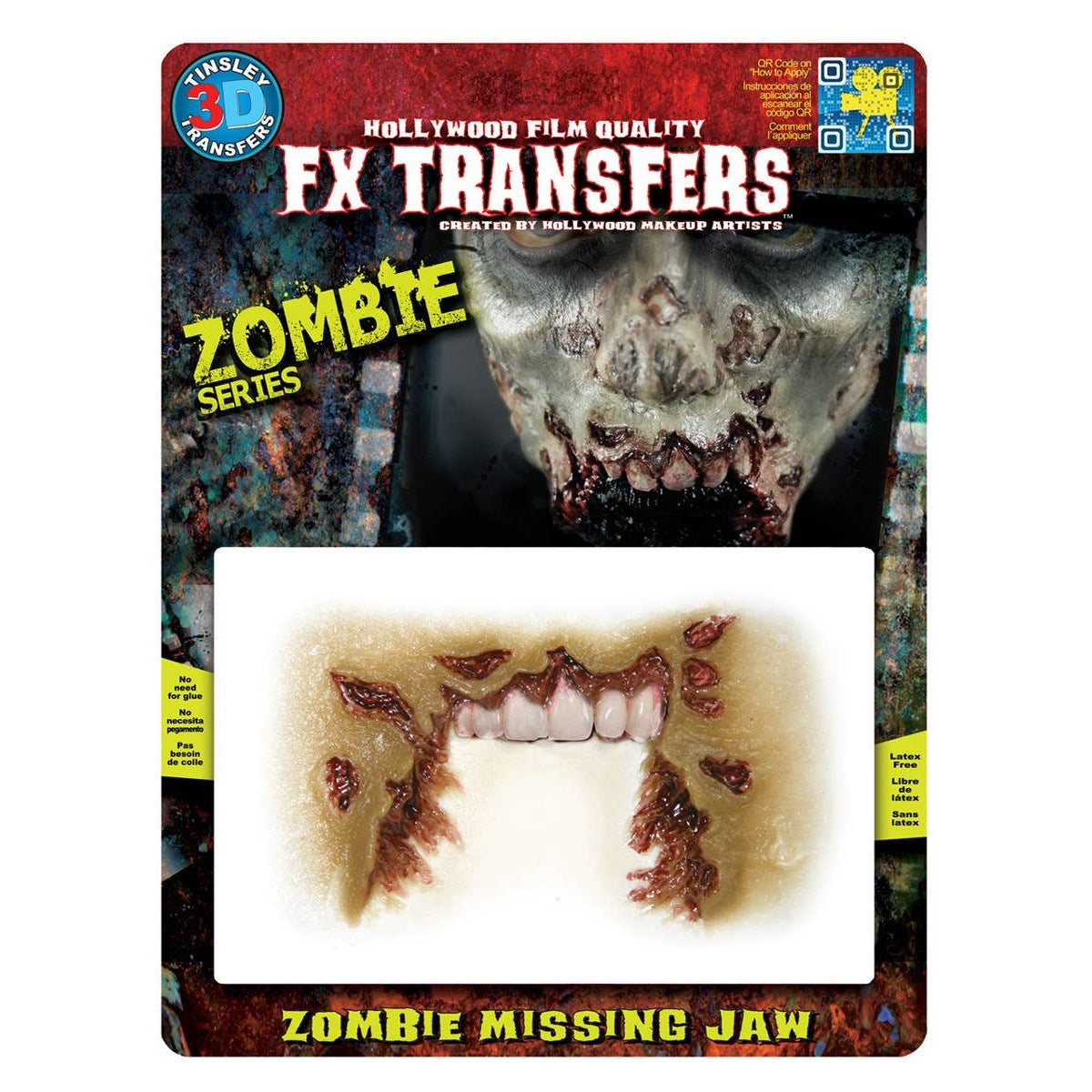 3D FX Transfer Zombie Missing Jaw