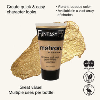 Mehron Fantasy FX Cream Makeup - Gold