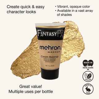 Mehron Fantasy FX Cream Makeup - Gold