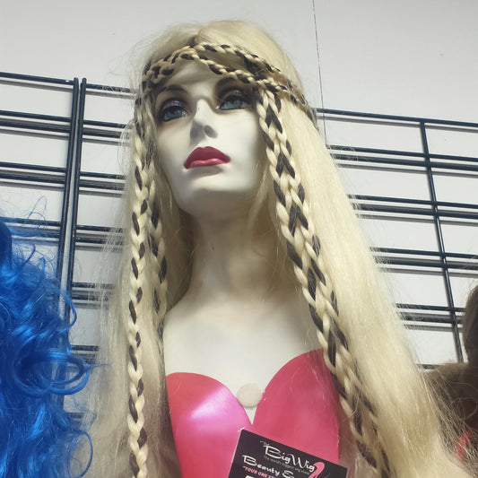 Hippy blonde wig