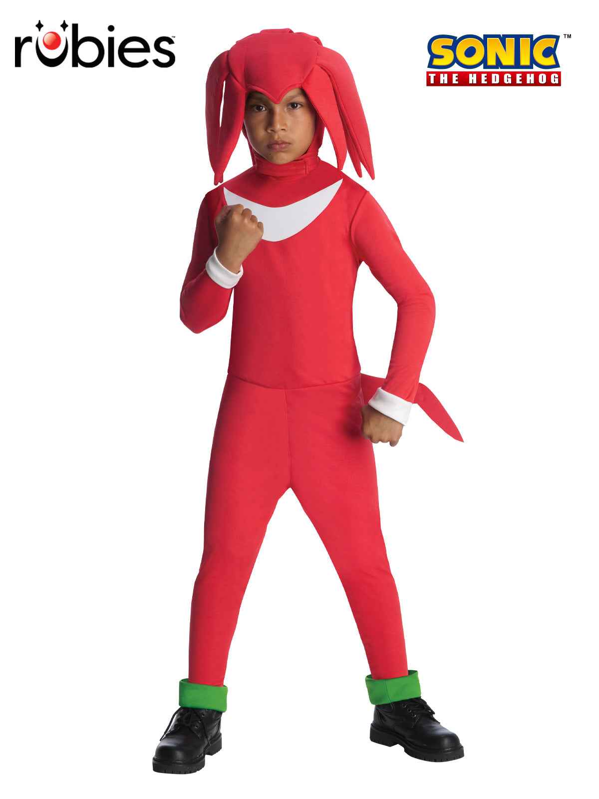 SONIC THE HEDGEHOG KNUCKLES DELUXE COSTUME - CHILD
