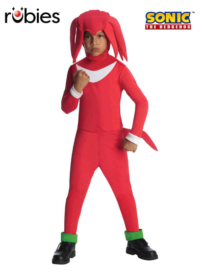 SONIC THE HEDGEHOG KNUCKLES DELUXE COSTUME - CHILD