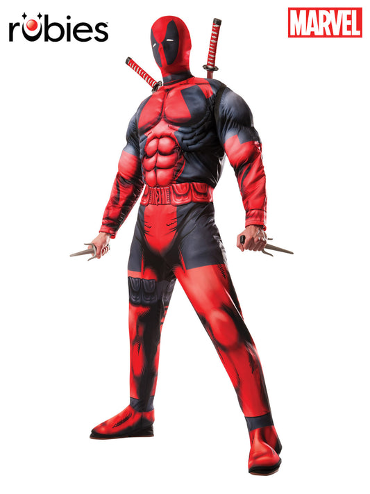 DEADPOOL DELUXE COSTUME, ADULT