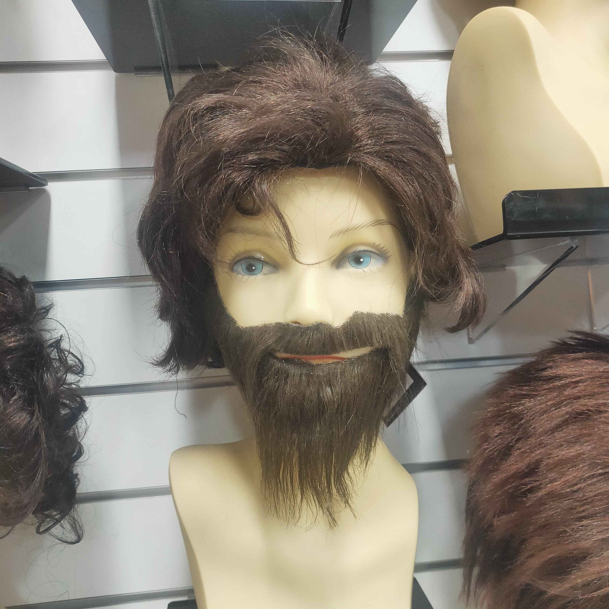 Alan wig and beard hangover