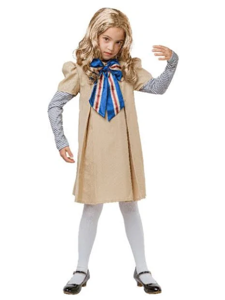M3gan inspired Megan horror doll costume child