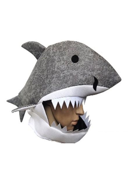Shark hood hat