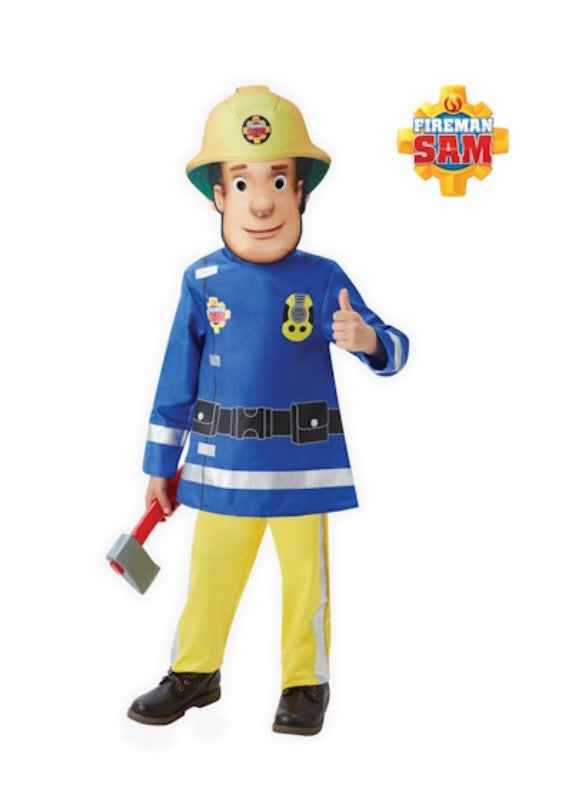 Fireman Sam Deluxe Costume - Toddler - Child