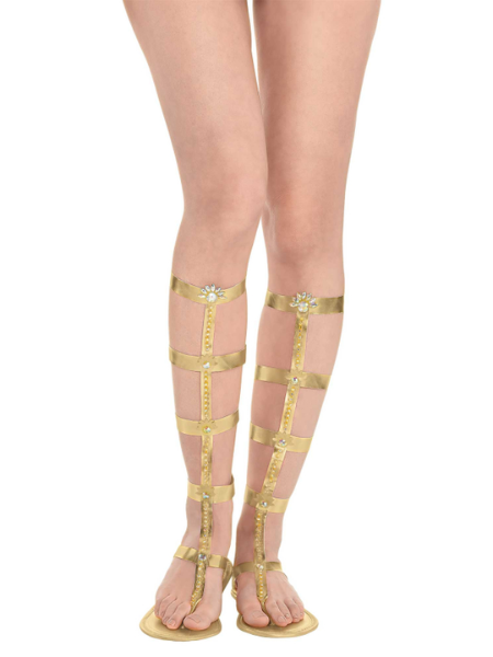 Egyptian, roman, greek Jewled sandals