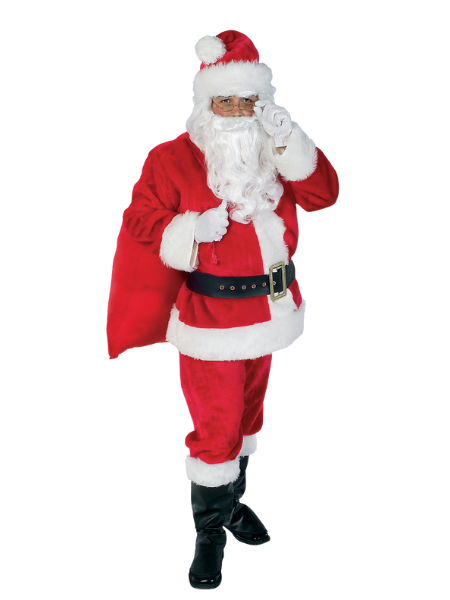 Regency Deluxe Santa suit 12 Pieces - Adult