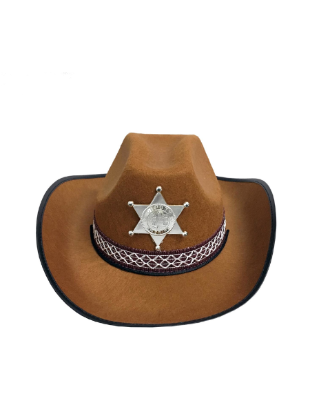 Sheriff hat  brown