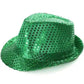 Sequin Trilby / Fedora Hat various colours