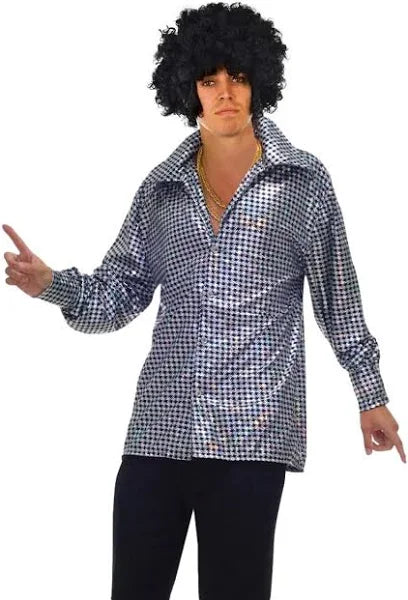 70s Hustling Hunk Disco shirt - Adult