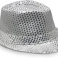 Sequin Trilby / Fedora Hat various colours