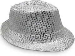 Sequin Trilby / Fedora Hat various colours