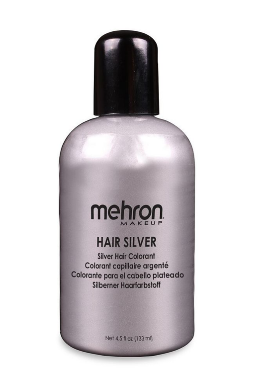 Mehron Makeup Hair Silver 4.5oz