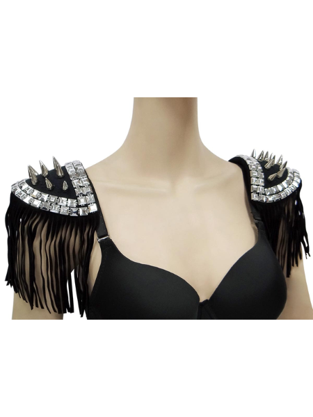 spike stud shoulder pads destival punk