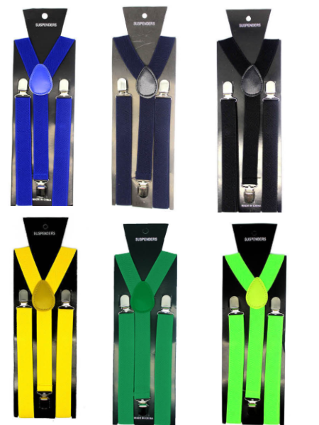 suspenders various colours