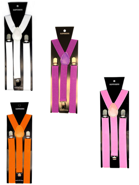 suspenders various colours