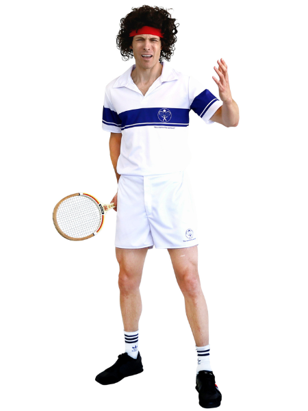 80's Tennis Player John McEnroe inspired - Adult