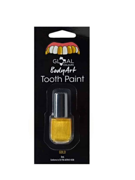 Tooth paint Black , Silver , red, Browm , Gold