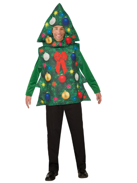 Christmas tree costume unisex adult
