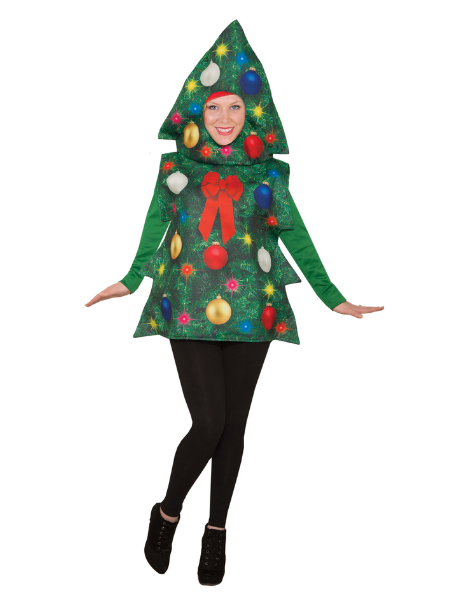 Christmas tree costume unisex adult