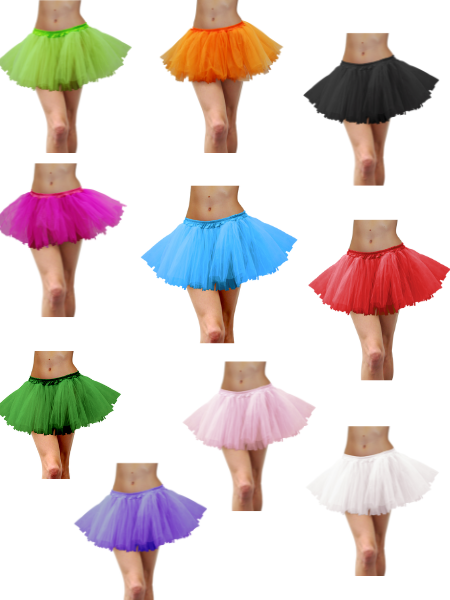 Deluxe Adult Tulle Tutu various colours