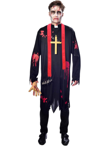 Zombie Vicar costume Adult