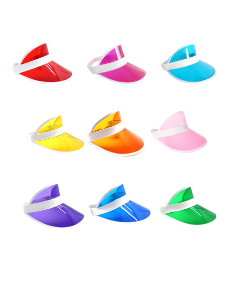 Perspex Visors various colours