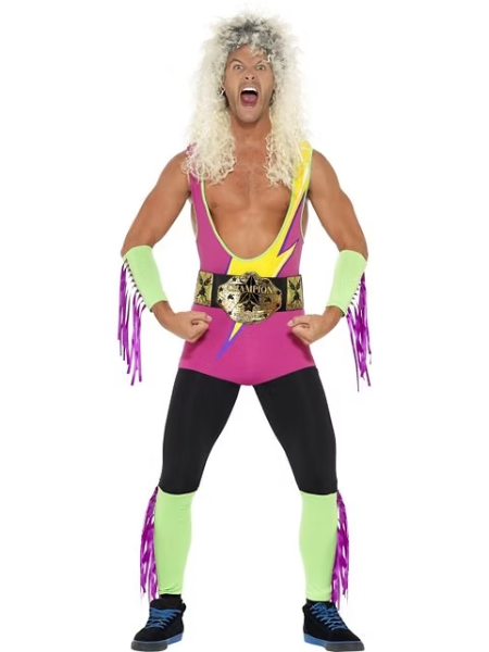 Retro Wrestler Costume
