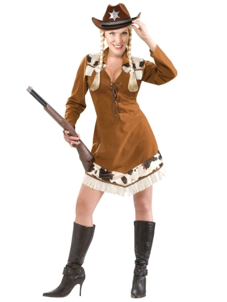 Sharpshooter Cowgirl Costume - Adult
