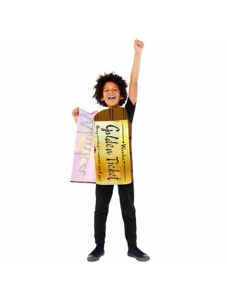 Golden Ticket Wonka Bar Costume - Child