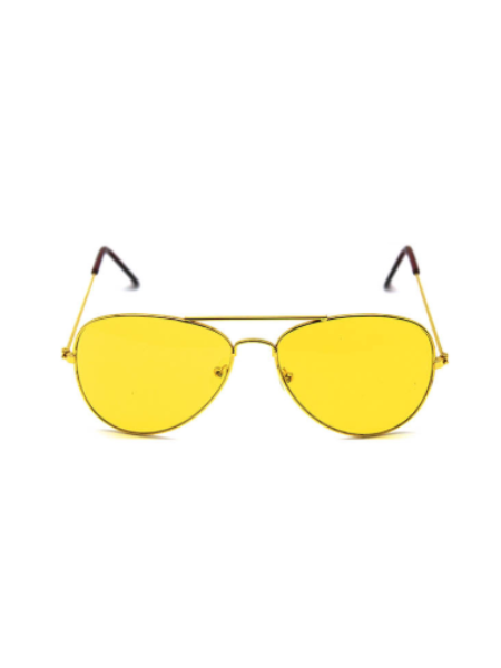 Yellow Aviator glasses